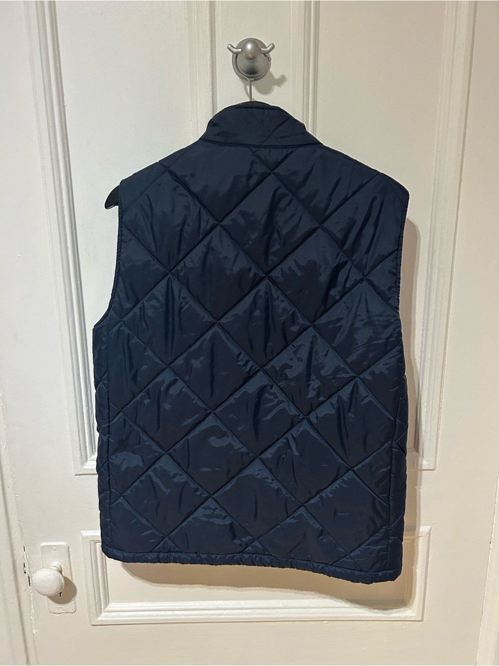 Barbour Navy Quilted Sleeveless Vest - Picture 2 of 3